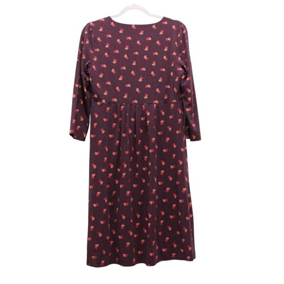 Garnet Hill Baby Doll Dress Size Small Floral Boho Preppy Casual Stretch - Picture 5 of 12